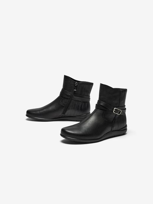 【云粉节】【拔佳】BF楼Bata时装靴女2025冬款百搭软底羊皮通勤短筒靴AWM65DD5   吊牌价1259   活动价769 商品图4