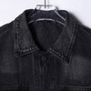 250113SDSA男士秋冬新款痞帅男装韩版简约磨白翻领牛仔外套百搭时尚夹克 商品缩略图2
