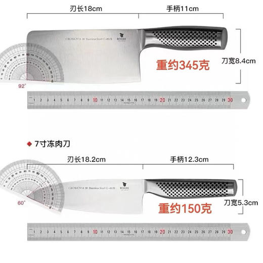 正品康宁 REVERE 两件套 – 锋锐所见，匠心所至。康宁 REVERE不锈钢菜刀两件套
原价189 商品图14