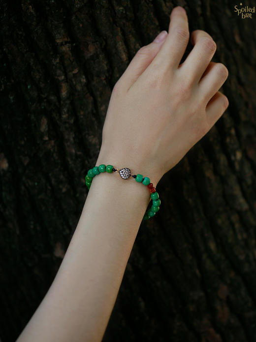 SpoiledBrat Jewelry绿松石 海蓝宝 青金石 葡萄晶手链 商品图7