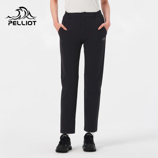 伯希和户外休闲裤女款防泼透气运动长裤高弹耐磨户外软壳登山裤 商品图0