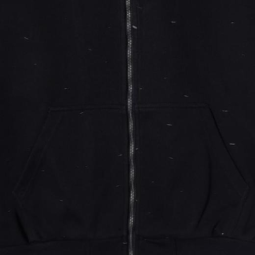 7104SDSA男士秋冬新款痞帅男装韩版宽松破洞拉链连帽卫衣网红款百搭 商品图3