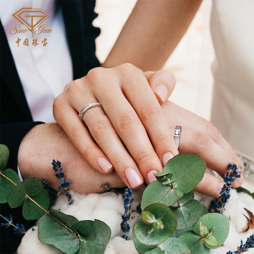 【预售】「LOVE STAR」心星相印18K金钻石戒指 钻戒情侣对戒 商品图7