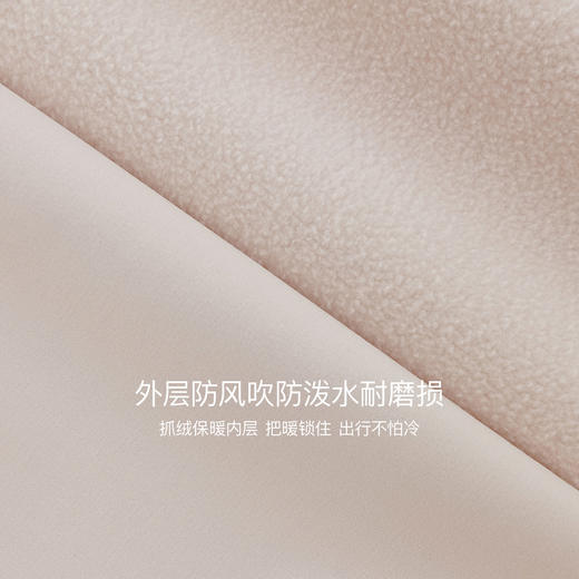 【无氟防泼水】马克珍妮男童加绒防风软壳外套2025年秋冬新款551350 商品图4