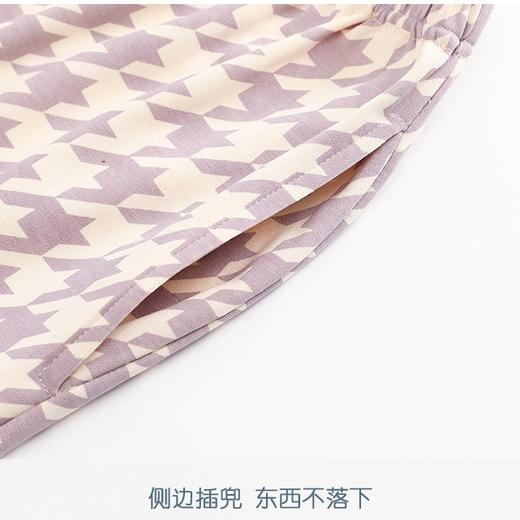 秋季新款家居服圆领套头睡衣女春秋款带胸垫免穿内衣长袖家居服防凸点可外穿起居 商品图2