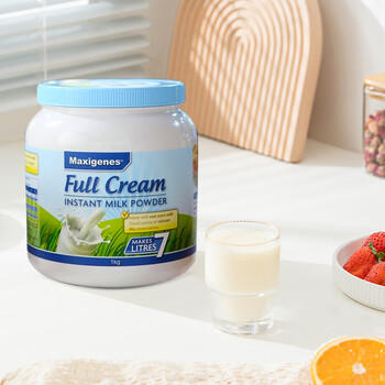 Maxigenes美可卓蓝胖子全脂奶粉1kg/罐澳洲进口官方正品 /水饮冲调 /成人奶粉 /全家营养牛奶粉 商品图6