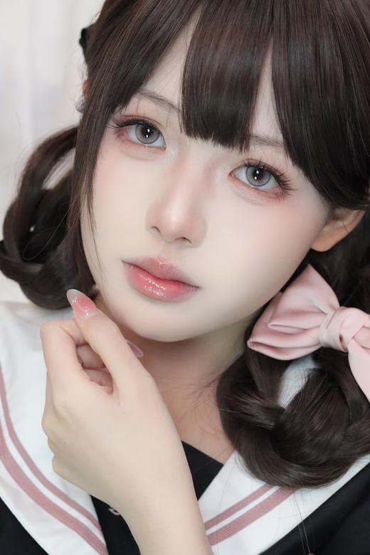 Kikicon旗下 ·月桂石英&奶盐蓝莓  14.2mm白狮参考着色中大直径｜月抛2片 商品图5