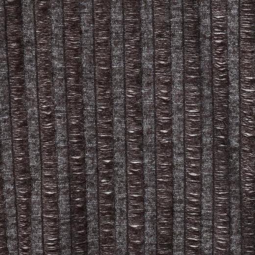 51859SDSA男士秋冬新款痞帅男装拼接磨破竖纹圆领卫衣下摆松紧设计上衣 商品图3