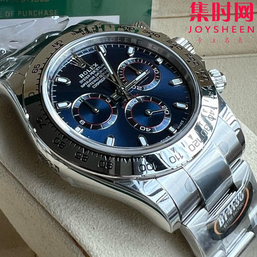 劳力士宇宙计型 BT迪通拿 蓝色盘 男士腕表 丹东4130机 商品图4