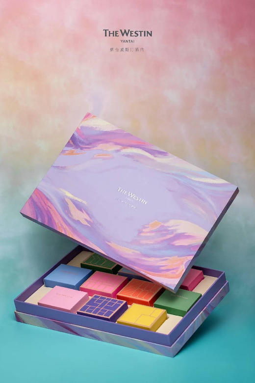 烟台市最顶的五星级酒店！是最！没有之一！

烟台威斯汀酒店。今年的礼盒月饼。 商品图2