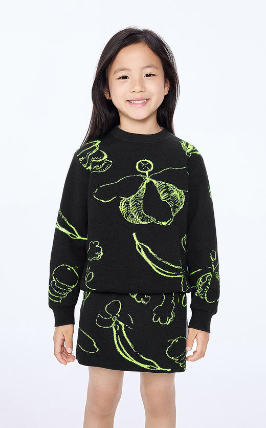 jnby  25年秋款  长袖套头毛衫  1P9311830 商品图8