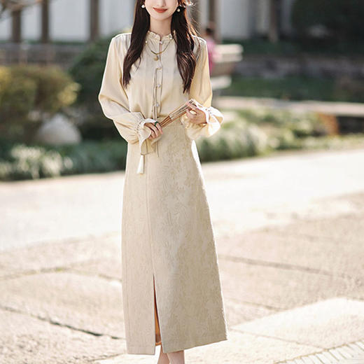 HERA CHOLE·国风浮雕提花开衫套装 ，穿在身上的东方灵韵，举手投足间皆是流动的光华【3-5天发货，周末顺延】【G】 商品图5