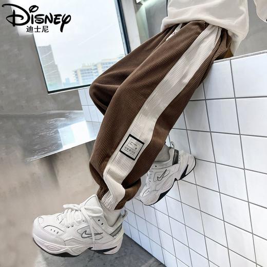 迪士尼男童裤子春秋款2024新款儿童运动裤炸街卫裤秋装帅气休闲裤 商品图4