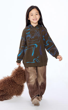 jnby  25年秋款  连帽套头卫衣  1P9410450