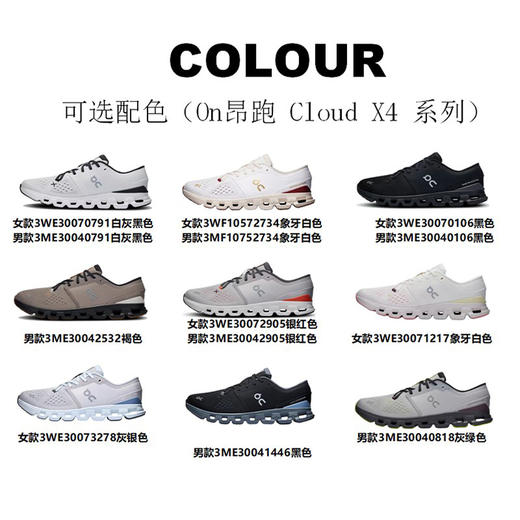 【双旦特惠:品牌特卖场清仓限购】On昂跑 Cloud X4 系列 商品图6