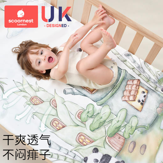 科巢婴儿隔尿垫大尺寸可水洗姨妈夜垫儿童防水纯棉透气月经期床单 商品图3