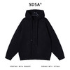 SDSA男士秋冬新款痞帅男装韩版纯色抽绳纽扣连帽针织衫百搭毛衣 商品缩略图1