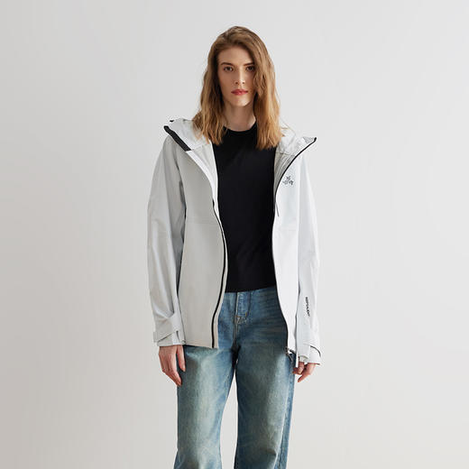 COCO ZONE 刘一一 户外冲锋衣连帽外套双拉链徒步防风 23C29464 商品图0