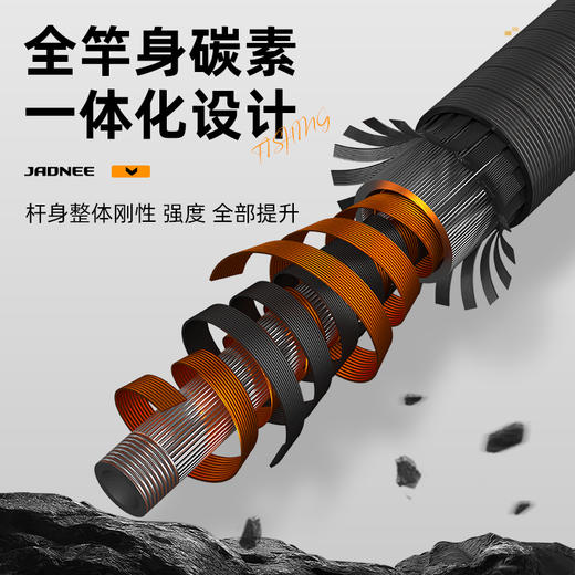 佳钓尼碳素新品打窝勺全竿身碳素一体化设计自重轻巧抛投精准 商品图1