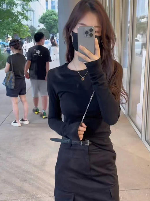 【开放日忙 秒杀价已调 直接拍】新款 therow 长袖打底衫 依旧是“绒感面料”非宽版 商品图3