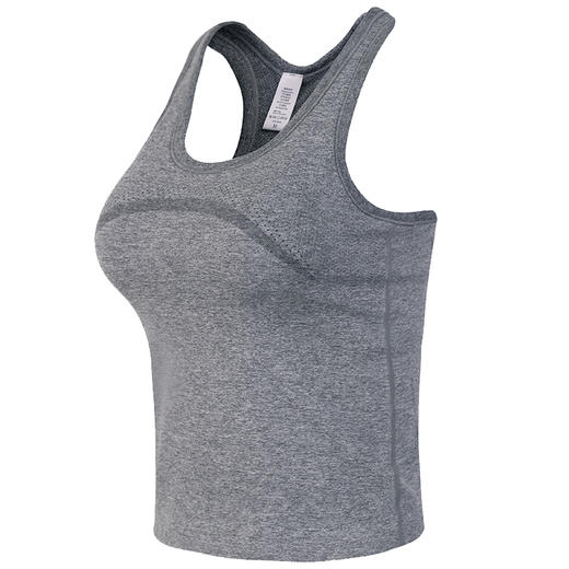 Gymicon能量符号 无缝工字运动背心带胸垫瑜伽服背心健身瑜伽服文胸防震跑步YABX2563 商品图4