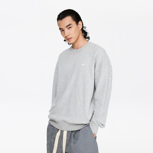 Oneup基础圆领磨毛卫衣 商品图1