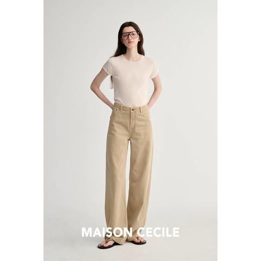 MAISON CECILE 新增精巧版/复古直筒显瘦牛仔裤 商品图1