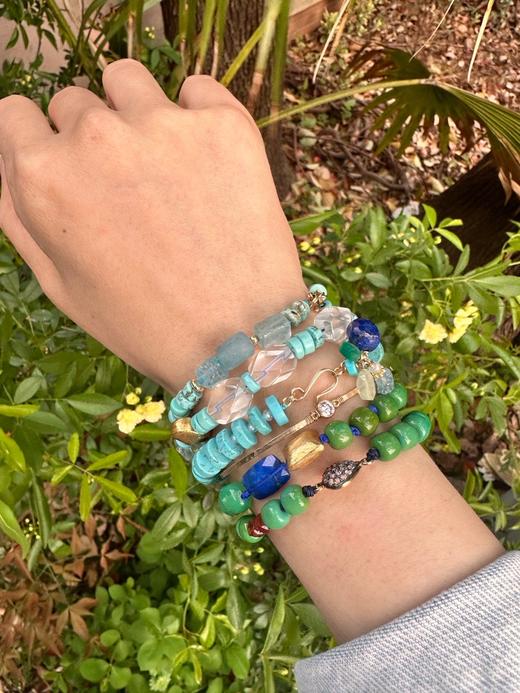 SpoiledBrat Jewelry绿松石 海蓝宝 青金石 葡萄晶手链 商品图1