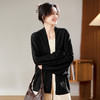 79-2606-1882025秋日新款基础款针织开衫宽松披肩外搭毛衣复古休闲上衣女装潮 商品缩略图1