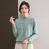 FCY FQ88731半高领长袖针织衫宽松休闲上衣洋气 商品缩略图2
