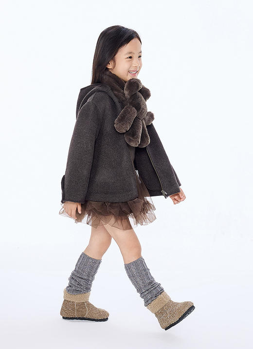 jnby  25年秋款  短款呢大衣  1P9810120 商品图4