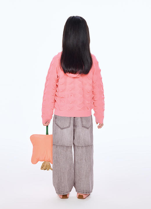 jnby  25年秋款  短款开襟针织衫  1P9313170 商品图5