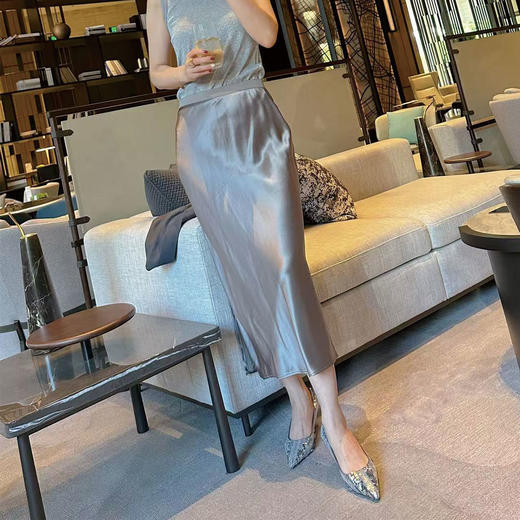 Westory2025年秋季鎏光珠片尖头中跟单鞋宴会鞋通勤浅口鞋W25CE76221 商品图5