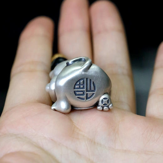 招财猫！招财进宝！纯银挂件！20-22g！ 商品图4