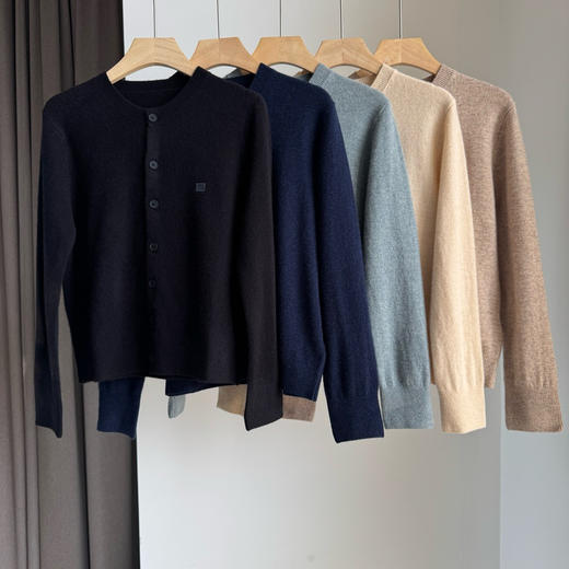 acn笑脸羊毛开衫针织衫915 商品图5