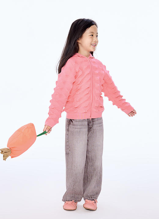 jnby  25年秋款  短款开襟针织衫  1P9313170 商品图4