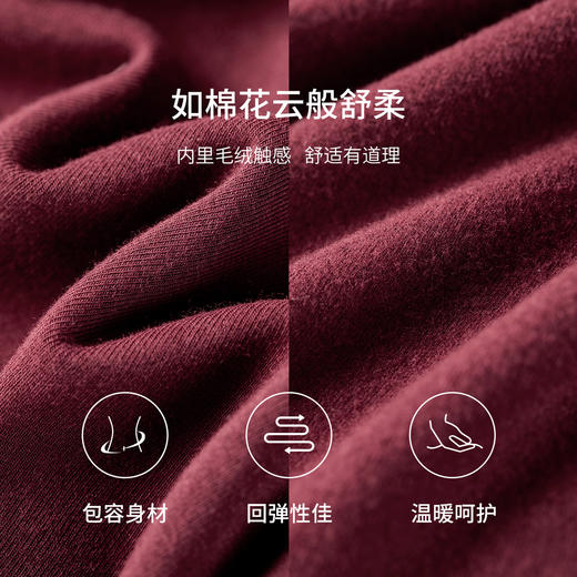 【内购】【多色可选】简约通勤半高领修身绒感针织保暖外穿/内搭打底衫-153SF2724 商品图4