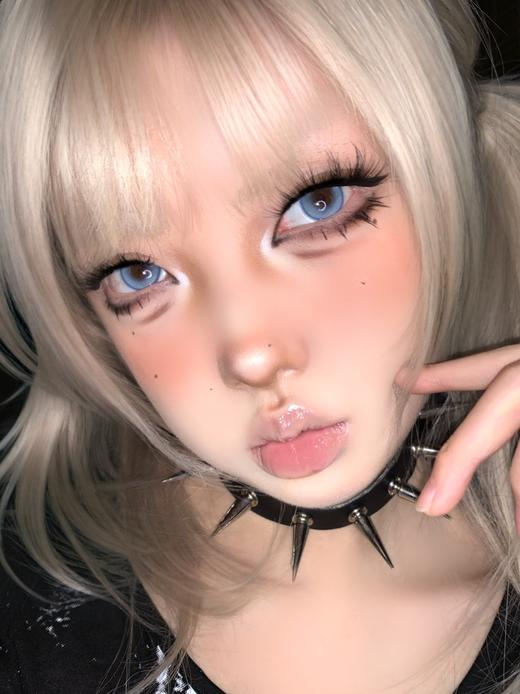 Kikicon旗下 ·月桂石英&奶盐蓝莓  14.2mm白狮参考着色中大直径｜月抛2片 商品图10