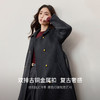 【内购】【绵羊毛】气质英伦风通勤翻领可拆卸腰带中长款双面呢大衣-W54OC2669 商品缩略图1