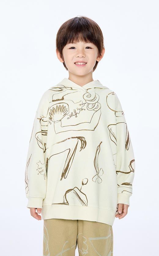 jnby  25年秋款  连帽套头卫衣  1P9410450 商品图6