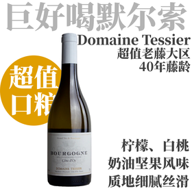 【以小见大·性价比40年老藤大区白】  2021 玳希酒庄勃艮第金丘干白  Domaine Tessier Bourgogne Cote d'Or Blanc