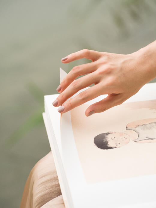 点彩水性玫瑰香指甲油 藕酪白 透气免烤快干不含甲醛 山林曦照 商品图1