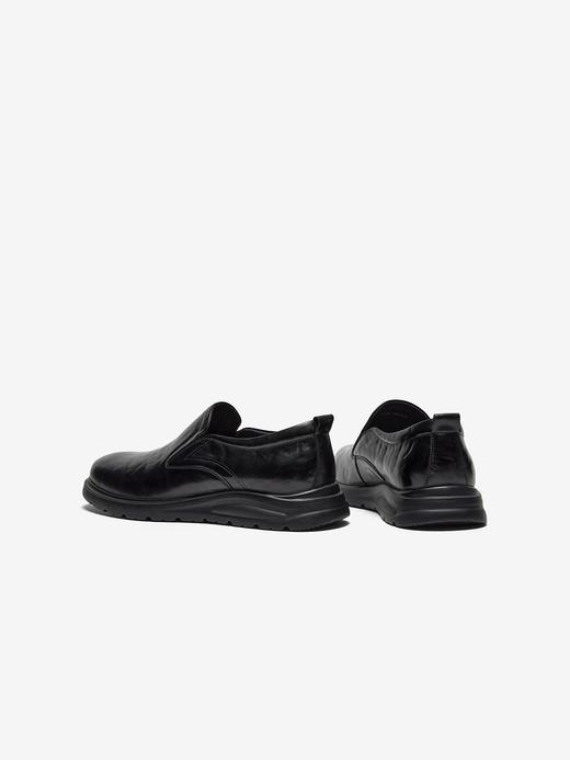 【云粉节】 【拔佳】BF楼Bata乐福鞋男2025秋款牛皮纹理厚底通勤一脚蹬50530CM5   吊牌价999   活动价569 商品图4