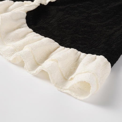 奢姿大码女装2025秋季时尚蕾丝花边拼接上衣胖妹妹气质优雅上衣9953194248 商品图4