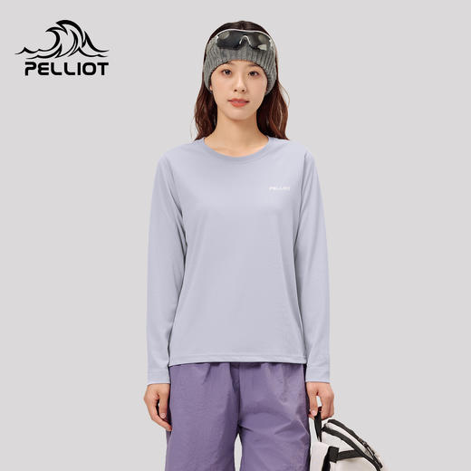 伯希和户外快干T恤25新款Polartec powerdry透气徒步登山运动上衣 商品图0