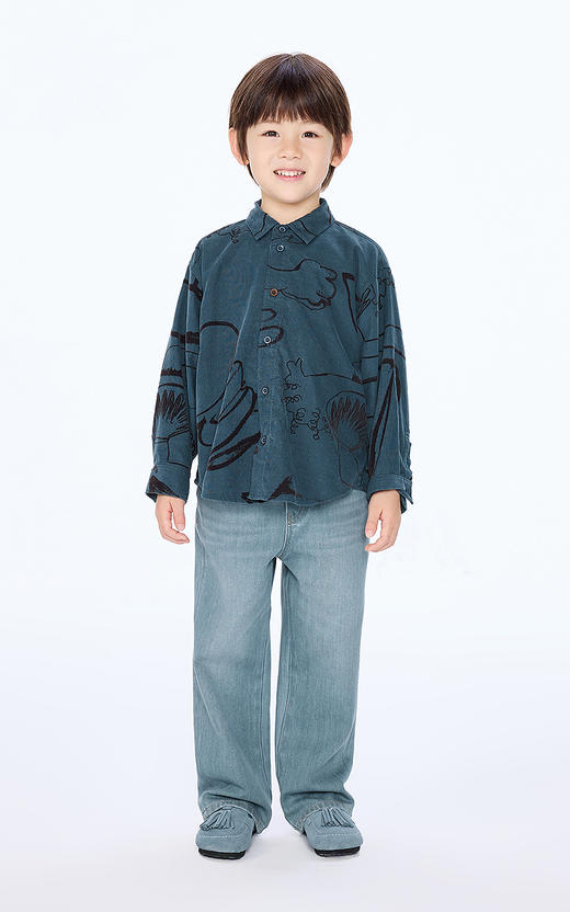 jnby  25年秋款  长袖衬衣  1P9210460 商品图0