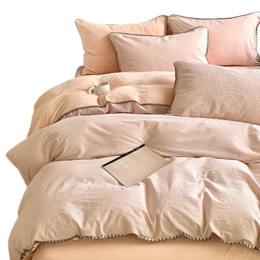 【牛奶绒秋冬棉加绒四件套】牛奶绒四件套良品秋冬棉加绒四件套保暖加厚绒布床品件套 商品图4