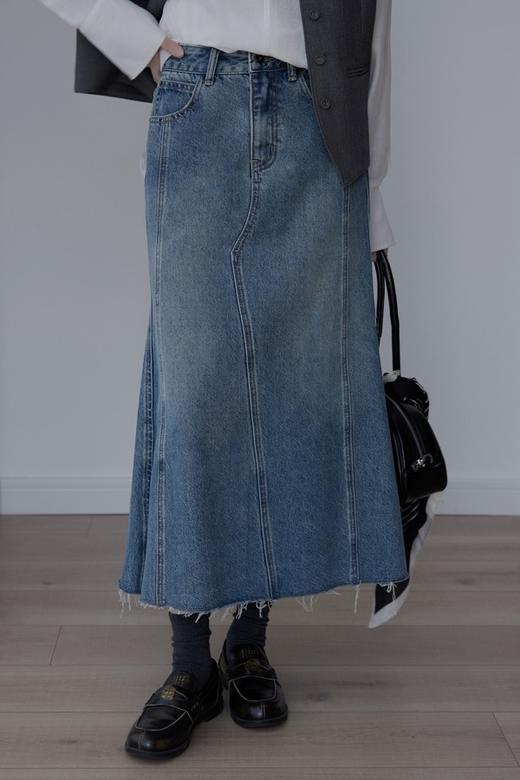 LNNNS 长款复古百搭牛仔半裙 20819 商品图0