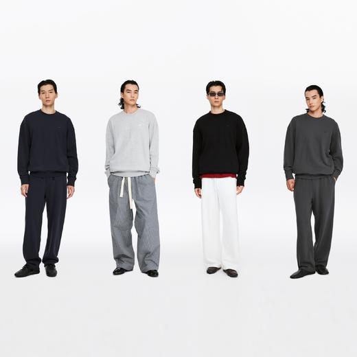 Oneup基础圆领磨毛卫衣 商品图4