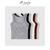 04-1纯色U领拼接蕾丝修身显瘦吊带背心 CF2056 商品缩略图0